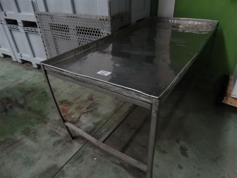 S/S WORKING TABLE. L: 1.88 M W: 0.87 M-1