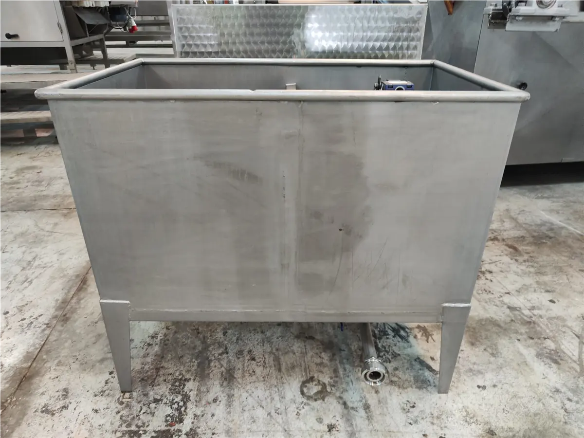 BALSA RECTANGULAR CON 2 COMPARTIMENTOS 300 L INOX-1