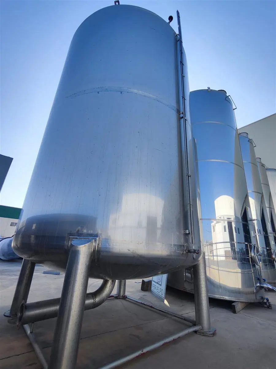 S/S 15000 L VERTICAL TANK WITH CONICAL BOTTOM-1