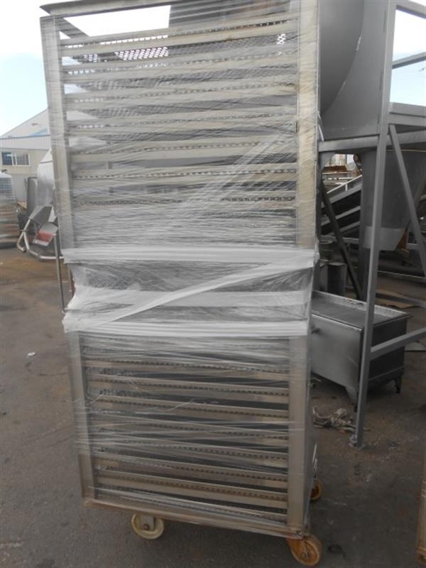 S/S BASKET WITH 8 TRAYS, L: 0.86 M-1